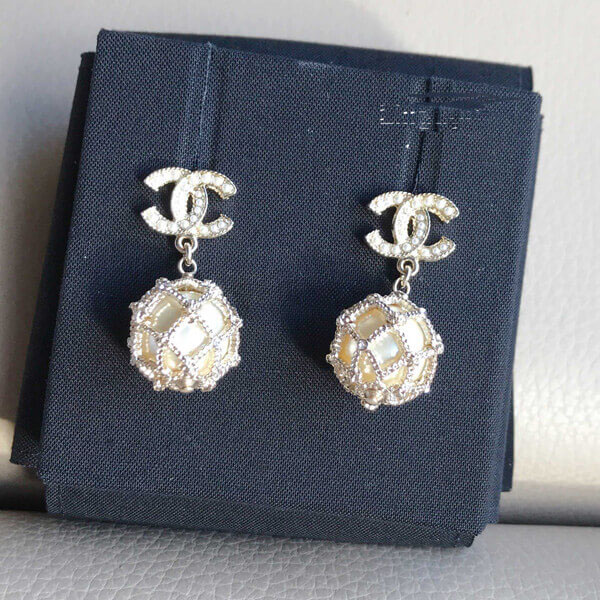シャネル ピアス コピー AB0674 CCロゴ  パール☆ピアス