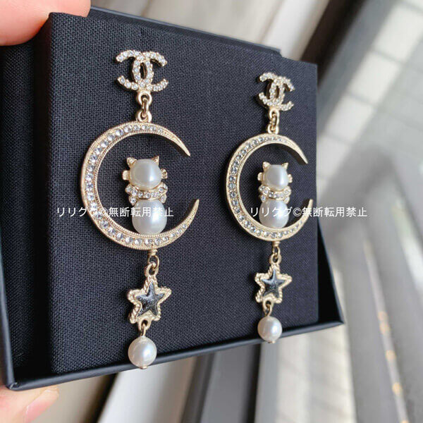 シャネル ピアス コピー AB3833 月 ピアス