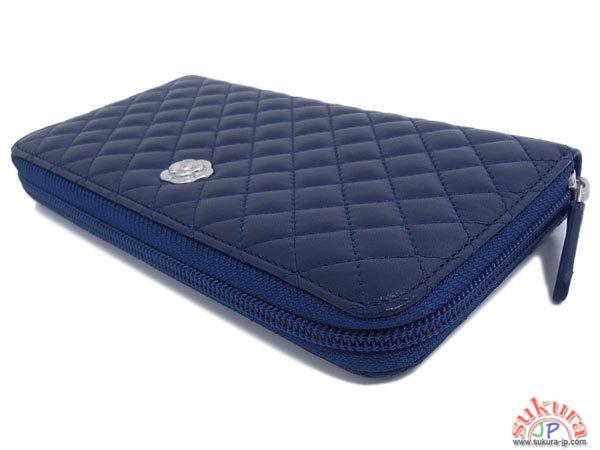 シャネルコピー マイクロマトラッセ 長財布 カメリア A68672