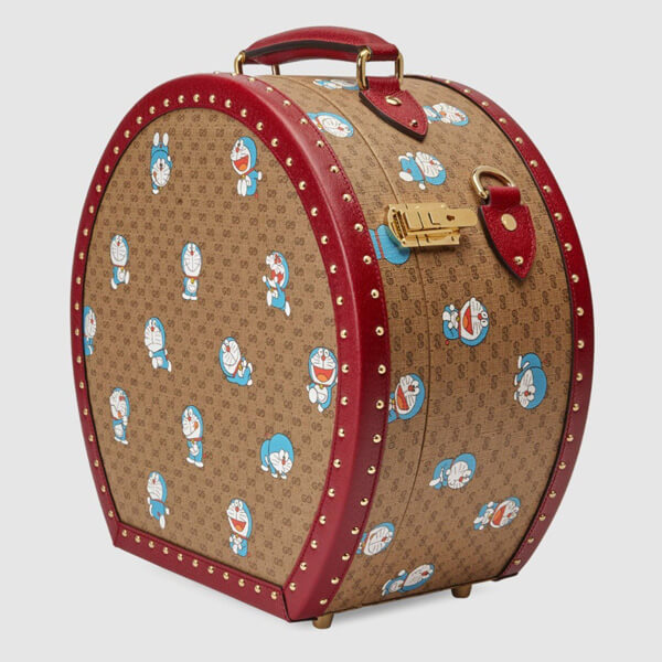 グッチ ドラえもん 偽物★DORAEMON x グッチ ハットケース 大人気♪602370 2TJAG 8580