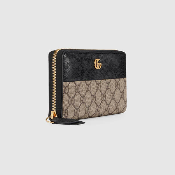 グッチ ウォレット 偽物 人気商品〔GGマーモント〕ジップアラウンド 456117