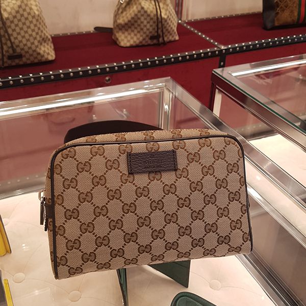 [グッチ ウエストバッグ 偽物] GG キャンバス BELT BAG ☆ ウエストバッグ