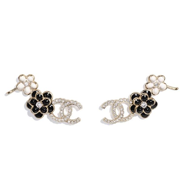 【完売前に】シャネル ピアス 偽物 ストラス&レジン フラワーピアス AB5692B04966NB288