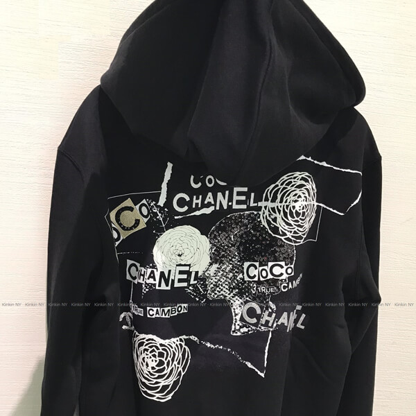 シャネル パーカー コピー*希少*シャネル新作 スウェットフーディーBLK お早め
