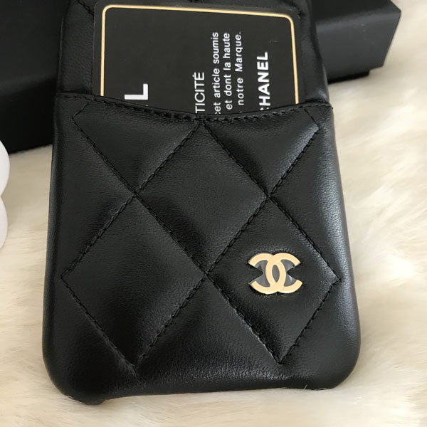 シャネルスーパーコピー 19CiPhone7/8ラムスキンｘG金具