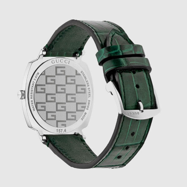 グッチ 時計 スーパーコピー 21SS 最新作◆ロゴ入り グリップ ウォッチ 38mm◆green