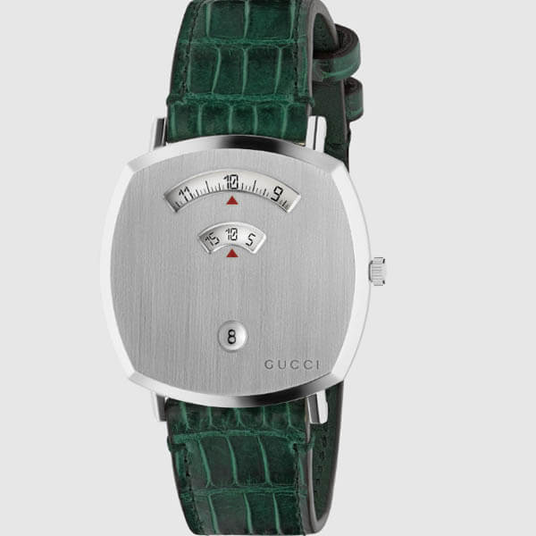 グッチ 時計 スーパーコピー 21SS 最新作◆ロゴ入り グリップ ウォッチ 38mm◆green
