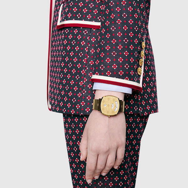 【21SS NEW】グッチ 時計 スーパーコピー グッチ_women/Grip watch,38mm 時計 Gマーク /GOLD系 YA157409