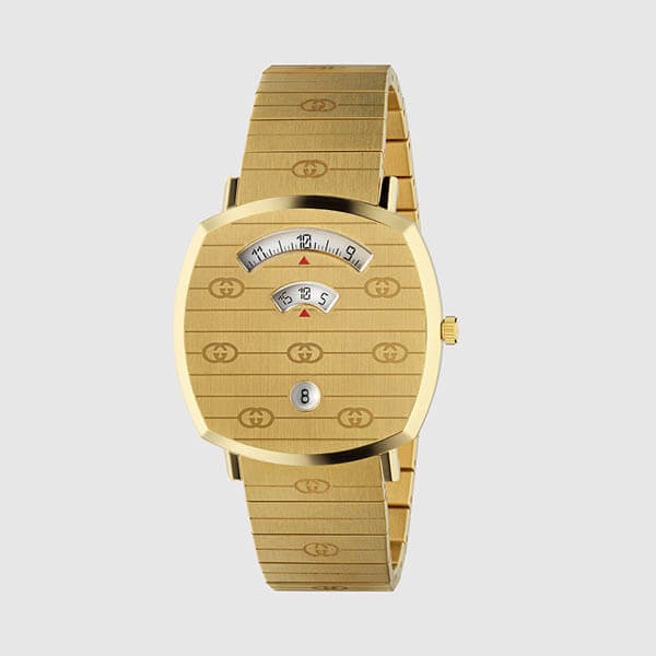 【21SS NEW】グッチ 時計 スーパーコピー グッチ_women/Grip watch,38mm 時計 Gマーク /GOLD系 YA157409