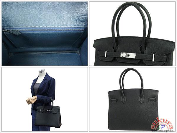 エルメス バーキン 30 cm ハンドバッグ Q刻印 Birkin QK22-GZ