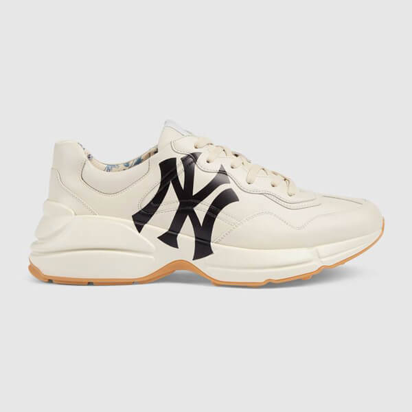 グッチ ニューヨークヤンキース スニーカー コピー●グッチ NY Yankees● ライトン プリント 548638 DRW00 4520