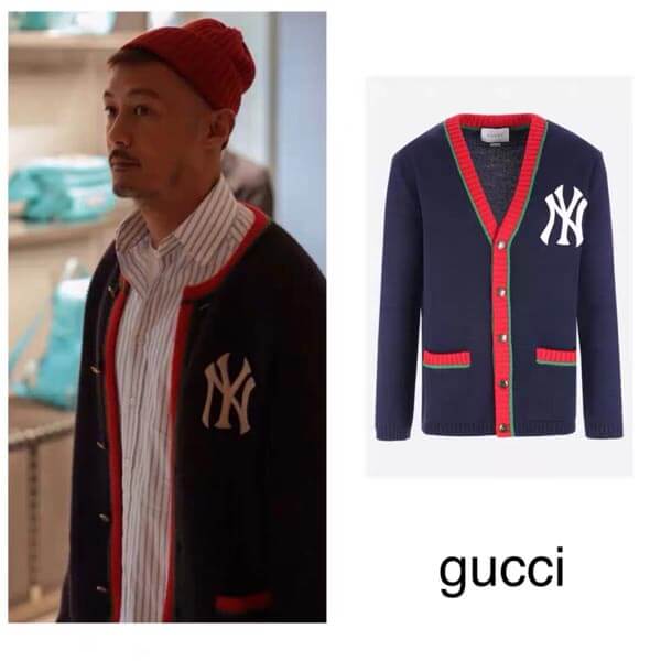 グッチ ヤンキース NY グッチ ニューヨーク コピー カーディガン New York Yankees woolcardigan