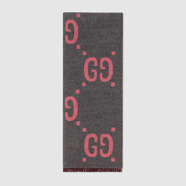 グッチ マフラー コピー【グッチ】GGロゴ ウールシルク マフラー 国内即発