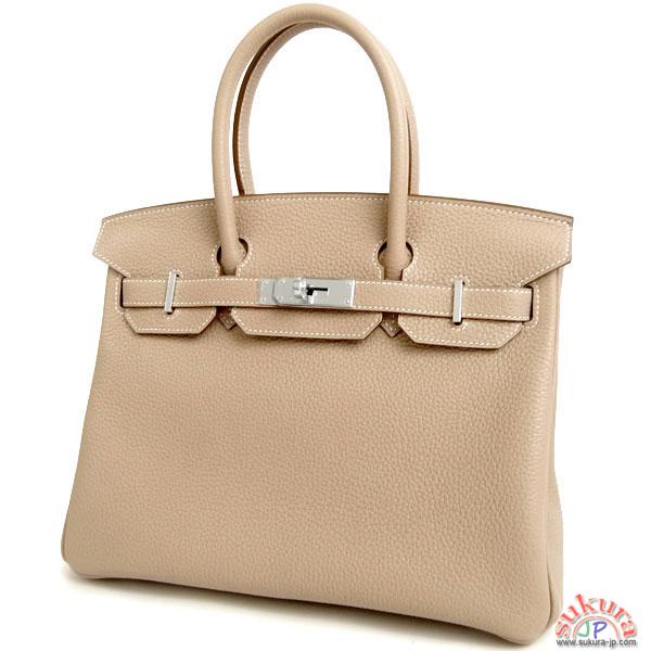 エルメス バーキン コピー 30cm ハンドバッグ アルジル×シルバー金具 Q刻印 Birkin QJ16-RT