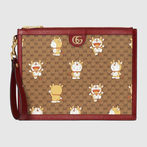 グッチ ドラえもん コピー DORAEMON x グッチ x ドラえもん ポーチ6545032TTAG 9795