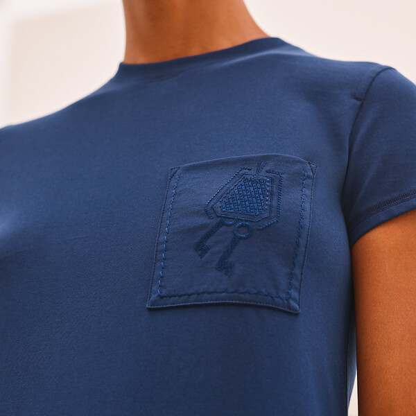即日配送 Hermes エルメス コピー マイクロドレス 刺繍入りポケット