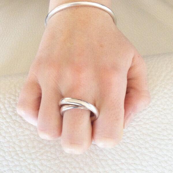 エルメス リング コピー シルバー 新作 Vertige 925 Ring