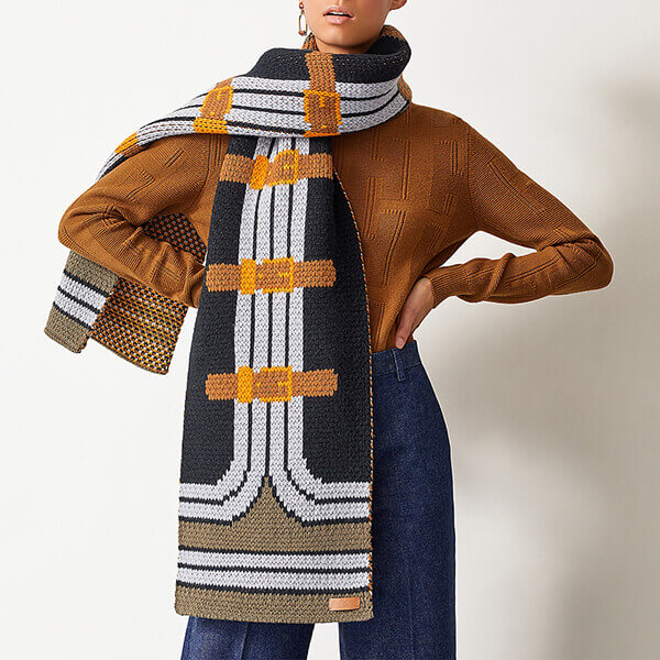 エルメス マフラー 偽物 エルメス◆ギフトにも カシミア ロゴ マフラー cashmere muffler