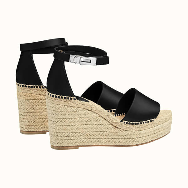 ◆Hermes◆ cute☆エルメス ウェッジサンダル 偽物 4色 TIVOLI ESPADRILLE H191098Z 01360