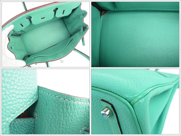 エルメス バーキン 30 cm ハンドバッグ ラゴン×シルバー金具 トゴ L刻印 エルメス Birkin バッグ QL19-CO