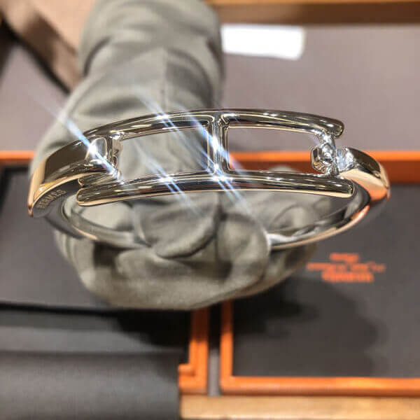 【エルメス】★Bracelet Clap エルメス コピー シルバー ブレスレット H109530B