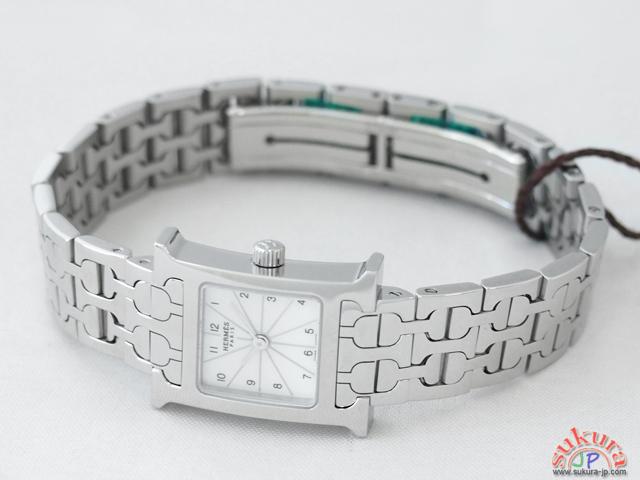 エルメスHウォッチ　レディース HH1.110.212/4835 SS　ブレス ホワイトシェル