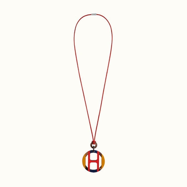 【エルメス ペンダント 偽物】日本入手困難★Anhanger H 水牛 ネックレス H057087FL05