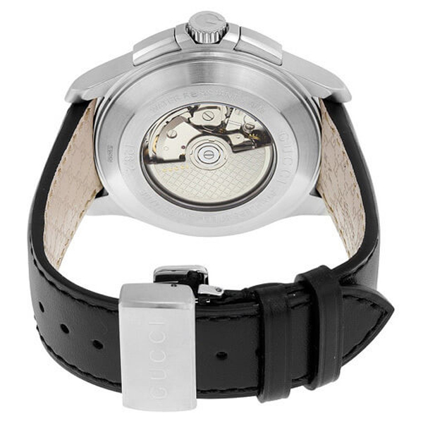 国内発 グッチ 時計 スーパーコピー グッチ★G-Timeless Leather シルバー グッチメンズ腕時計 YA126265