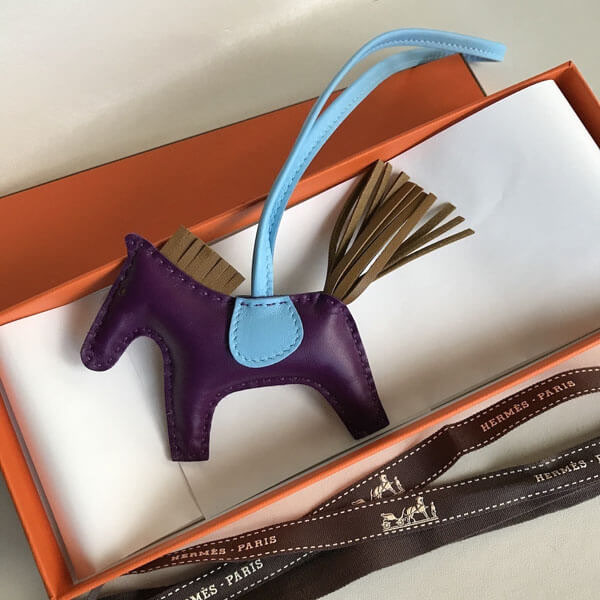 エルメス ロデオチャーム コピー RODEO PM バイオレットクラフトセレスト