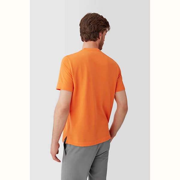 ★エルメス★エルメス Tシャツ メンズ コピー 贈り物に最適 Hロゴ付 ラウンドネックコットンTシャツ