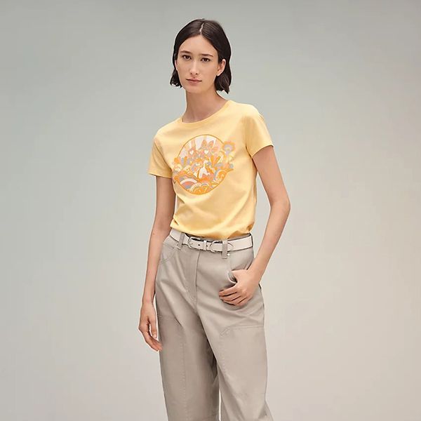 着心地の良い エルメス マイクロ Tシャツ 偽物 カルトゥーシュ H2E4613DU9034