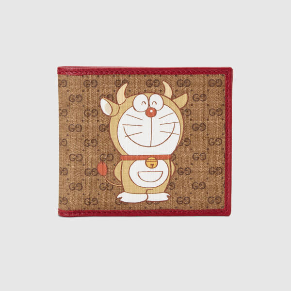 限定グッチ コピー*Doraemon x グッチ Faltbrieftasche 牛ドラえもん柄 654498 2T3AG 9795