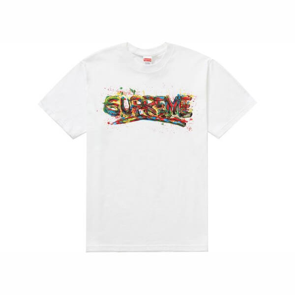 シュプリーム supreme Tシャツ 偽物 Paint Logo Tee 2020SS 20 ペイント ロゴ ティ Tシャツ