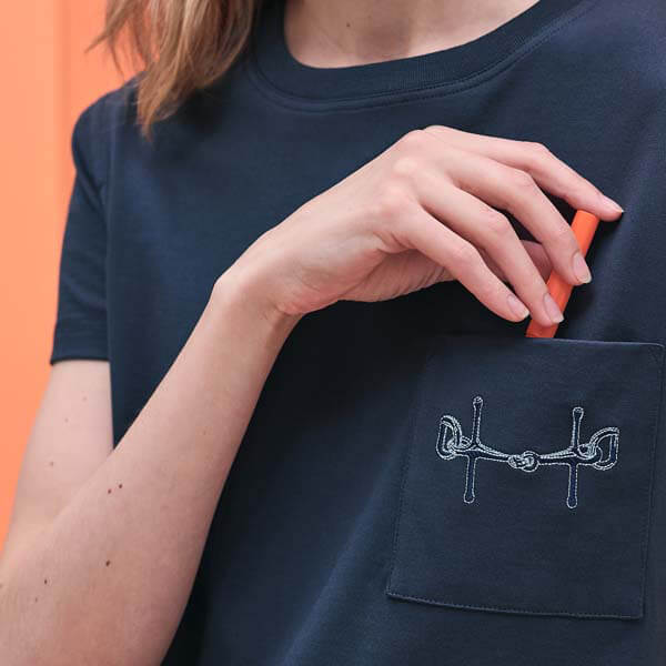 【エルメス Tシャツ 偽物】肌触りのいいコットンTシャツ レディース T-shirt H0H4603DZ9036