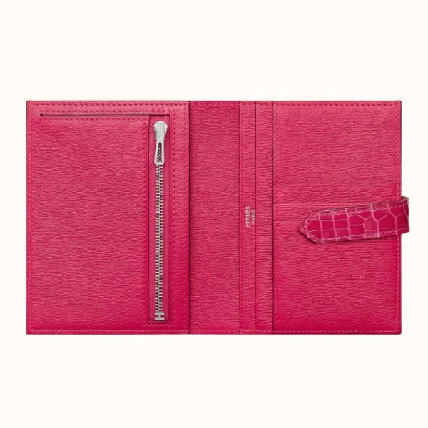 エルメス 偽物 財布 クロコダイル【日本未入荷】エルメス■貴重な一品 ベアン ミニ 財布