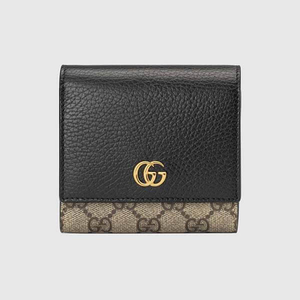 グッチ 財布 偽物 グッチ〔GGマーモント〕ミディアム ウォレット 598587