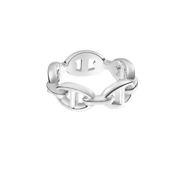 シェーヌダンクル 偽物 エルメス シェーヌダンクル リング コピー Bague Chaine D\'Ancre EnchaineeリングPM