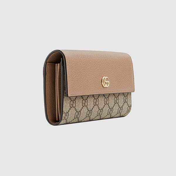 グッチ コピー 財布 GGマーモントレザー コンチネンタルウォレット 456116