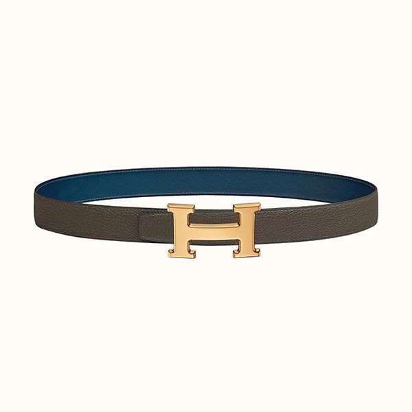 【エルメス】Hゴールドバックル＆リバーシブルベルト偽物 32mm