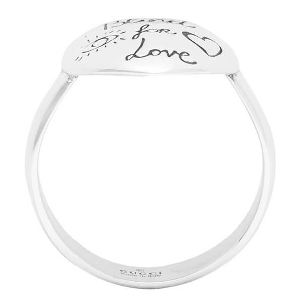 gucci リング 偽物 シルバー“Blind For Love”ハートリング