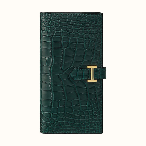 エルメス 財布 コピー【エルメス】日本未入荷 希少品♪ベアン 長財布 グリーン 財布 緑 H035097CC6O