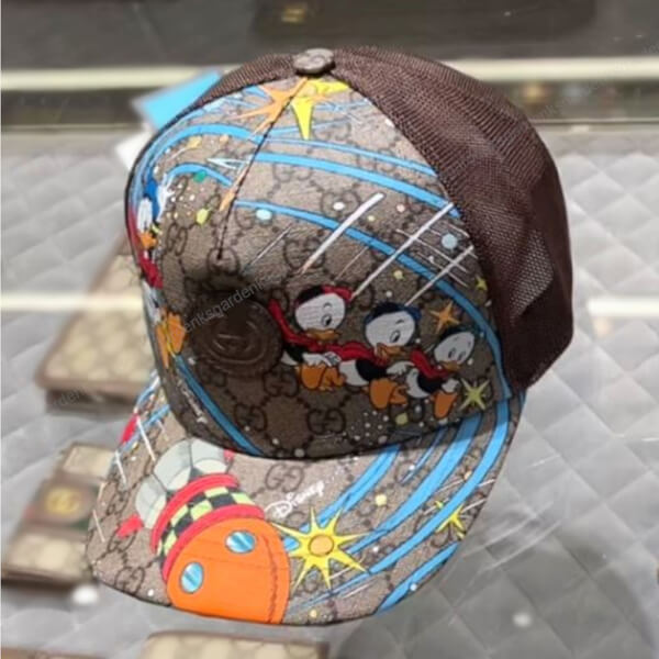 ディズニー×グッチドナルドダック キャップ コピー DISNEYxグッチ GG シュプリーム ベースボールキャップ