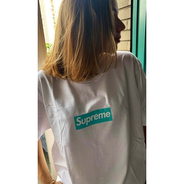 【シュプリーム x ティファニー】Box Logo Tee ボックスロゴ Tシャツ 偽物 