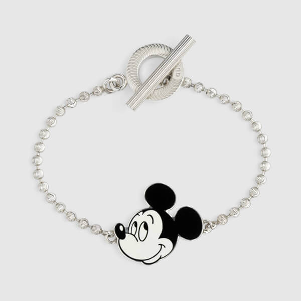 ディズニー×グッチドナルドダック コピー グッチ x DISNEY ディズニーコラボ ミッキー ブレスレット 609588 J89L0 
