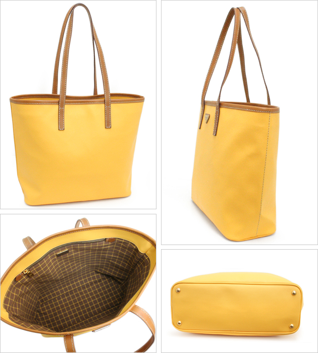 プラダ トートバッグ　イエロー BR4638 SHOPPING TESSUTO PLASTIC