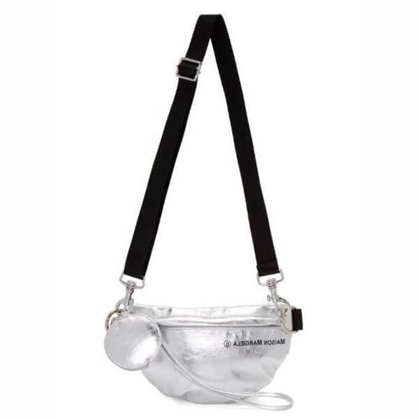 メゾンマルジェラ バッグ 偽物★Maison Margiela★フェイクパテントバム ショルダーバッグ
