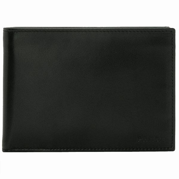 プラダ VITELLO BASICロゴデザイン2つ折り財布 2M0002 BD9 002