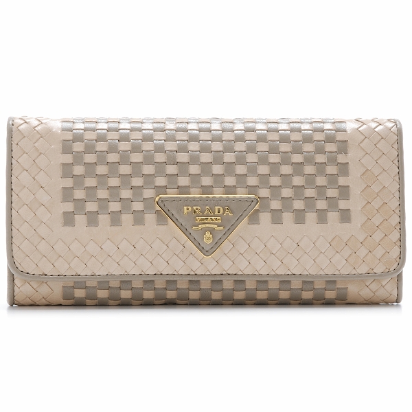 プラダ MADRAS LEATHERフラップ長財布 1M1132 2AJB TALPOM