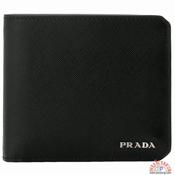 プラダ SAFFIANO CORNERメ2つ折り財布 2M0738 QTD 002