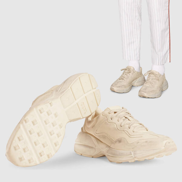 18SS/グッチスーパーコピー グッチ 498916 ヴィンテージ風 スニーカー